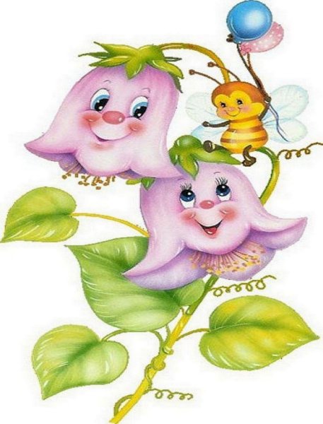 Цветочки для детей одинаковые