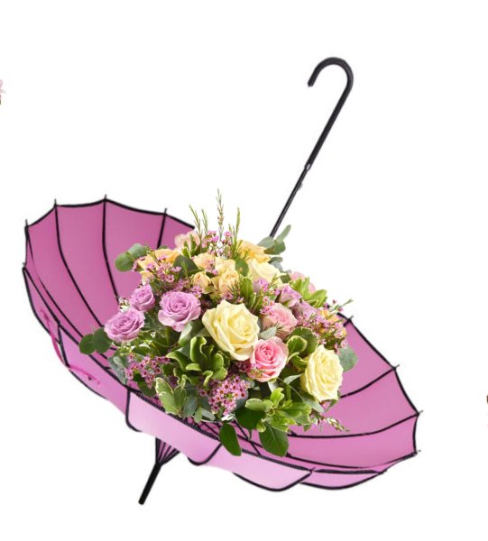 Композиция в зонтике