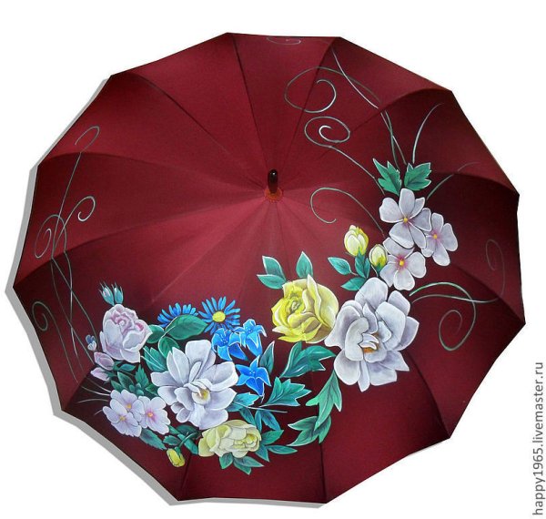 Цветы в зонтике