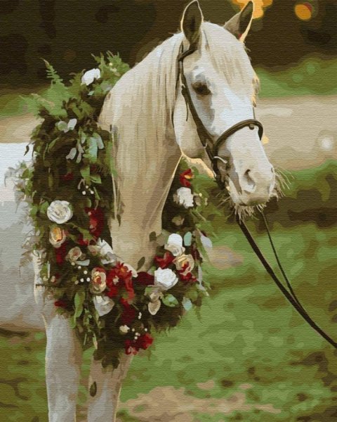 Лошадь с венком