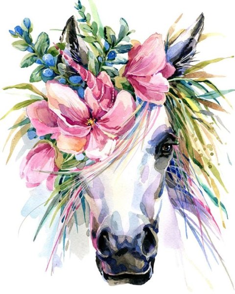 ВАНГОГВОМНЕ картины по номерам лошади