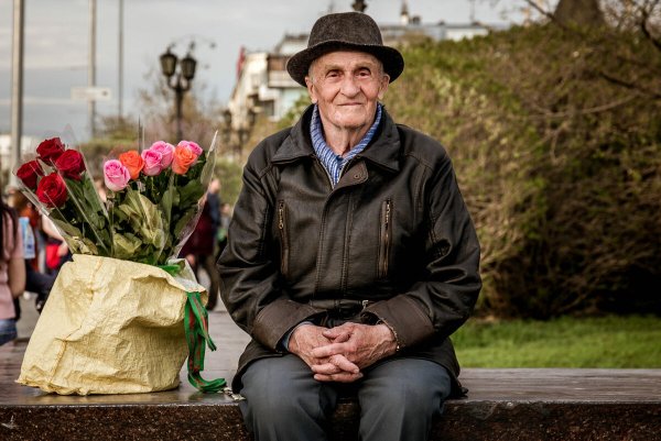 Старик в шляпе