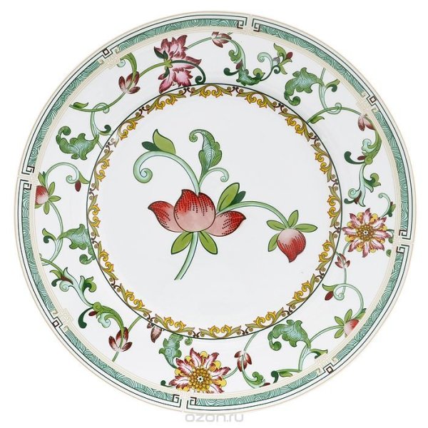 Растительный орнамент на посуде