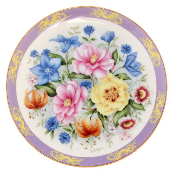 Тарелки с цветочками