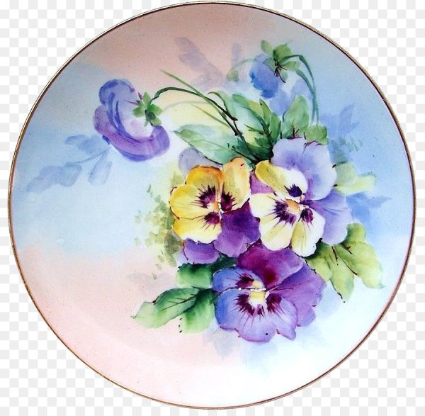 Decoupage/"Анютины глазки".