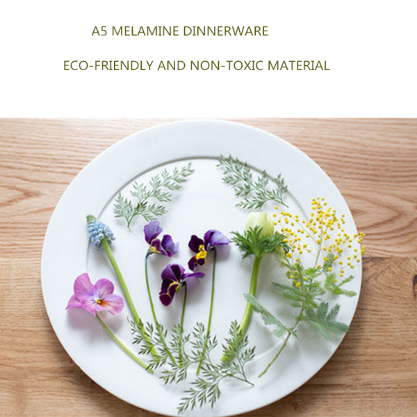 Цветы на тарелке