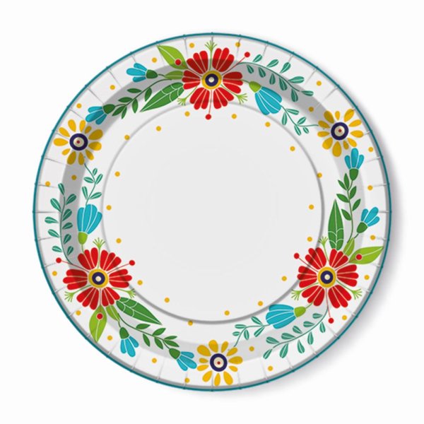 Узоры на тарелках