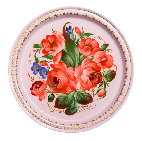 Тарелочки Жостово росписи