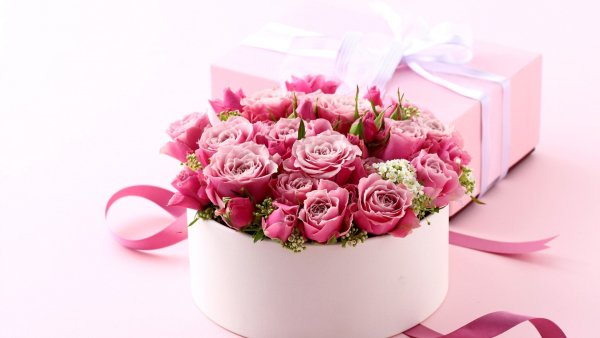 С днем рождения открытки с цветами