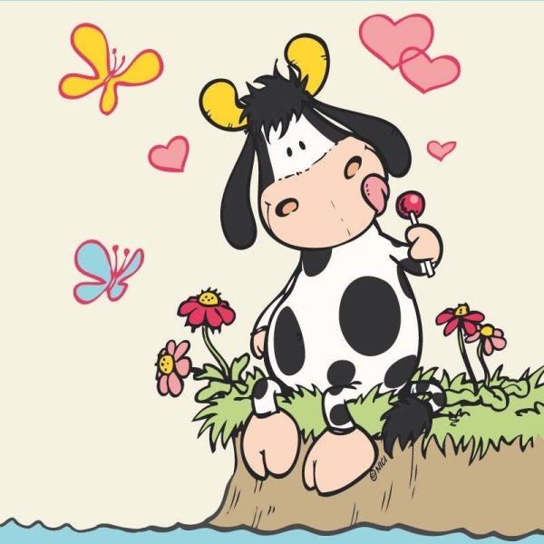 Мультяшные коровки