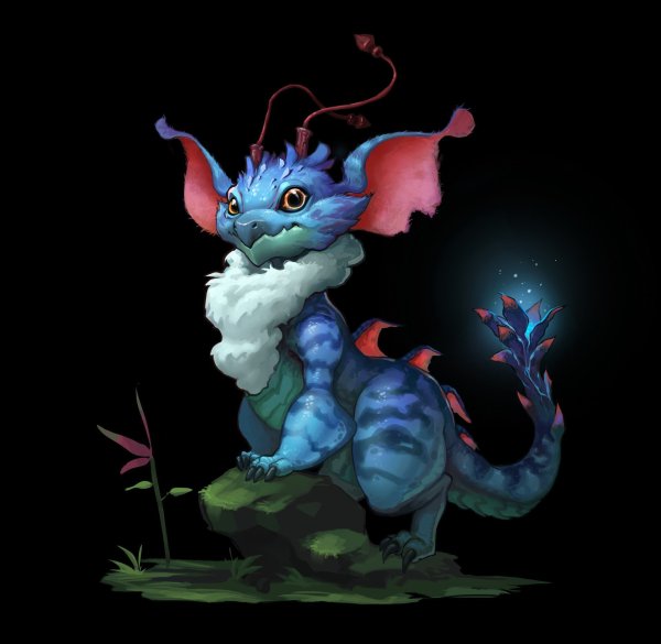 Светящийся дракон