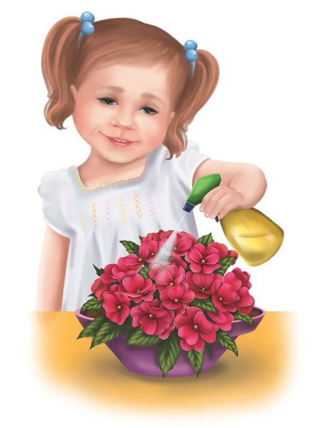 Девочка на прозрачном фоне