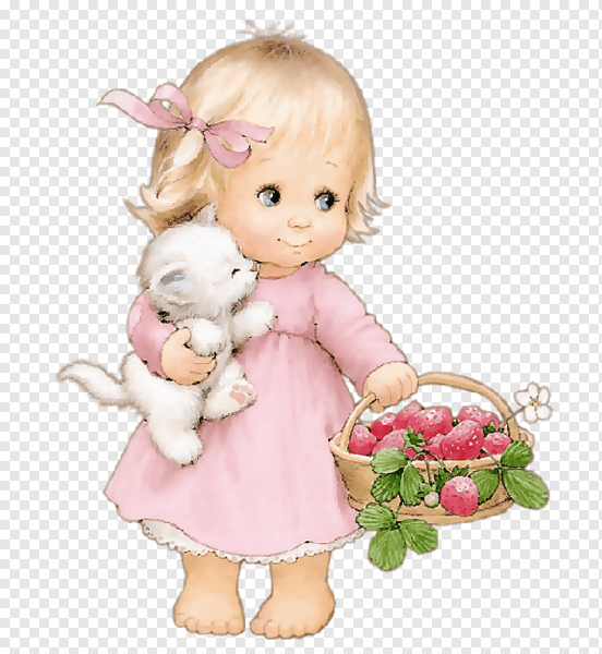 Человечек с цветочком