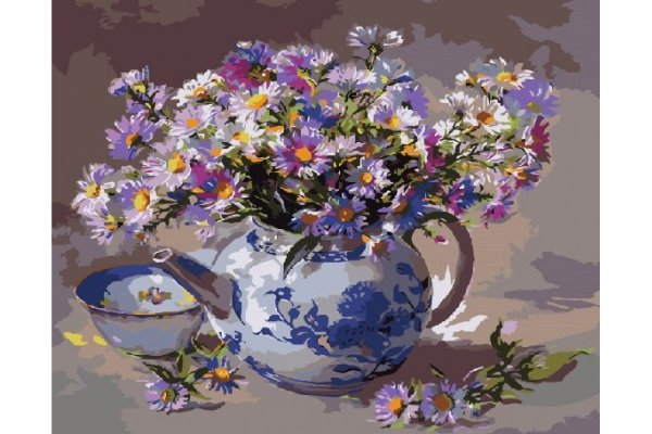 Полевые цветы в кружке