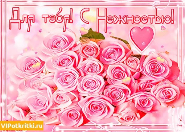 Открытка тебе с нежностью