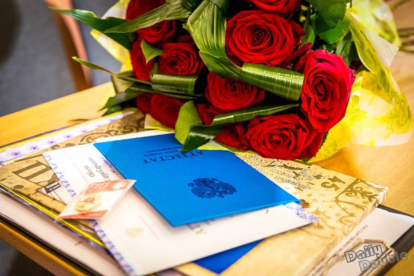 Цветы на выпускной в школе