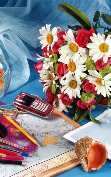 Цветы учителю