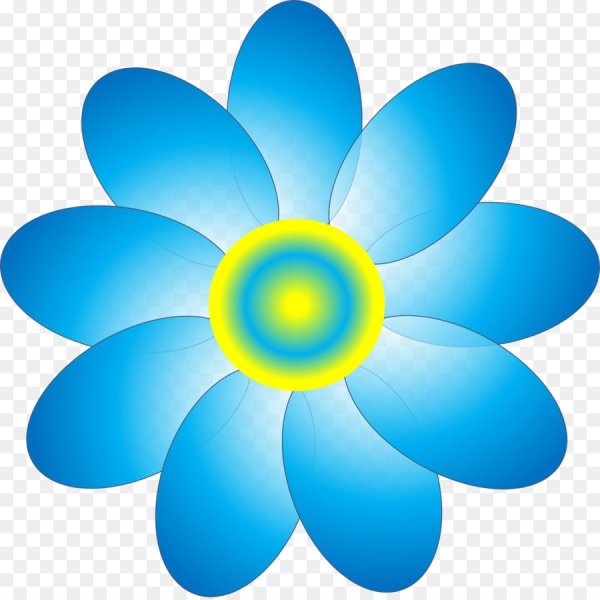 Ромашка мультяшная