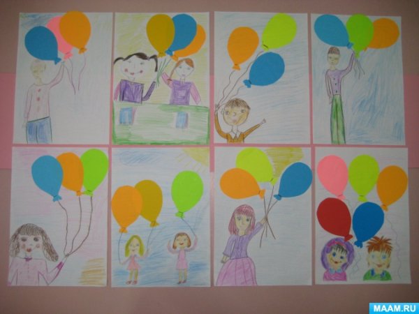 Рисование в подготовительной группе к празднику 1 апреля