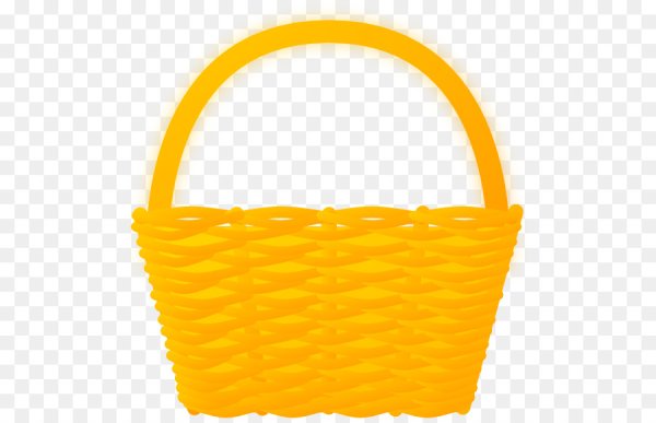 Корзинка желтого цвета