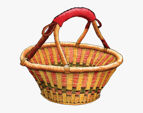 Дети с корзинкой