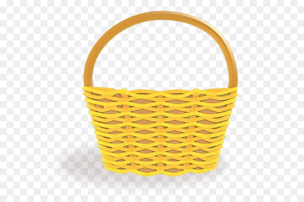 Корзинка желтого цвета