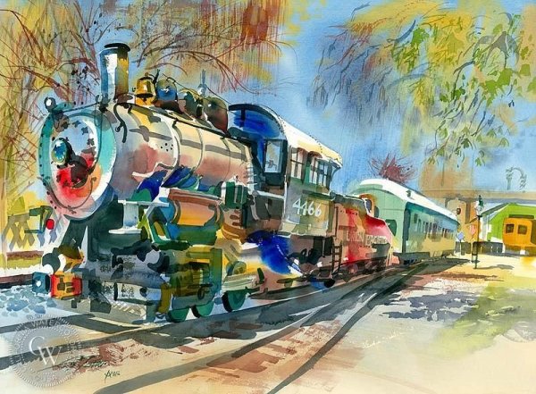 Английский паровоз 19 век