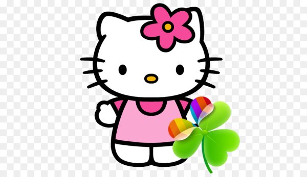 Открытка на 8 марта Хелло Китти