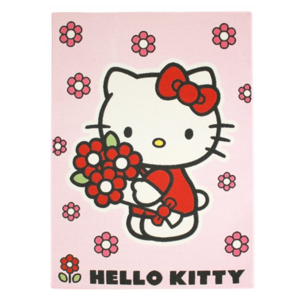 Хеллоу Китти с цветами