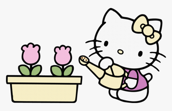 Хелло Китти и черная Китти