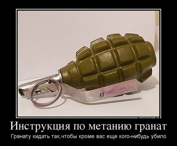 Граната демотиватор