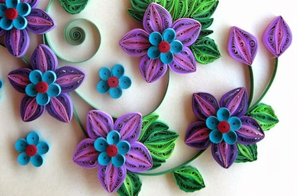 Квиллинг. Цветочные композиции