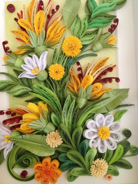 Квиллинг цветочки