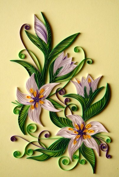 Квиллинг. Цветочные композиции