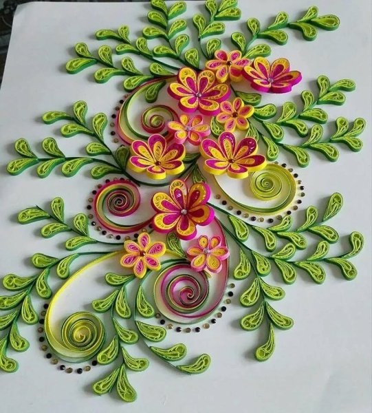 Квиллинг объемные цветы