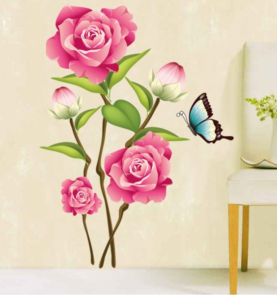 Красивые цветы на стену