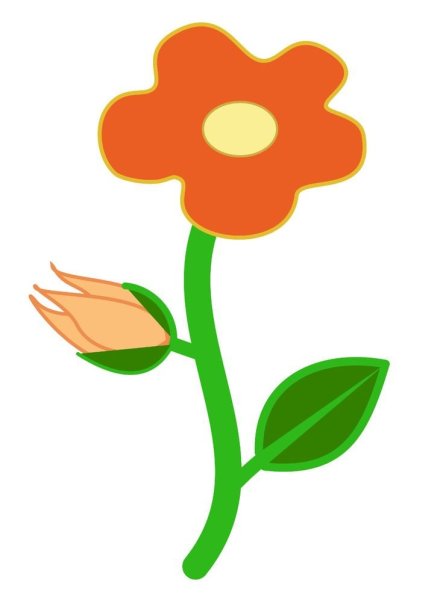 Цветок рисунок для детей