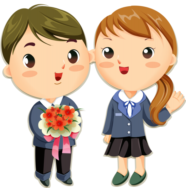 Девочка школьница рисунок