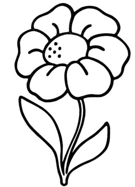 Цветы. Раскраска