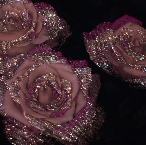 Блестящие цветы