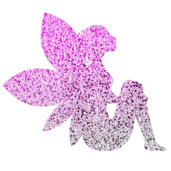 Красивый цветок блестки