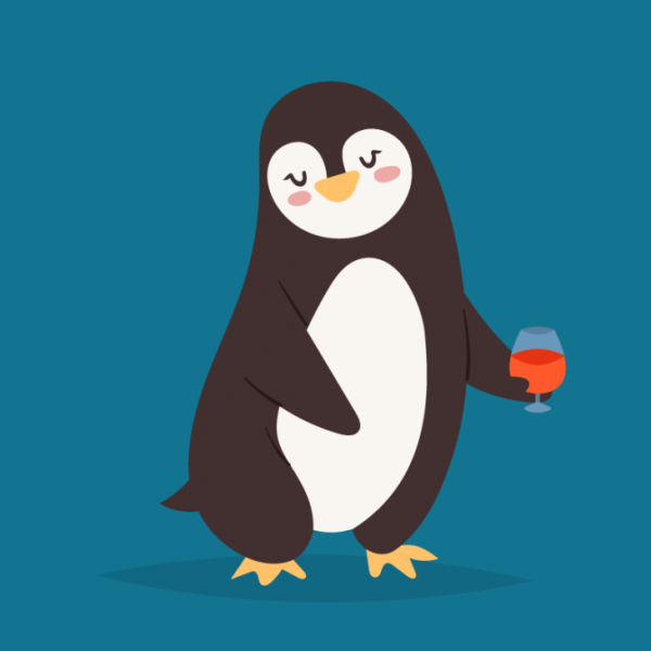 Разноцветные пингвины