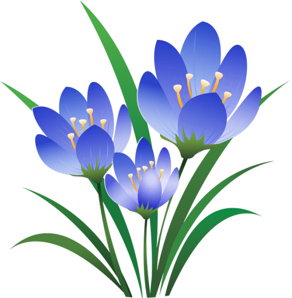 Весенние цветы детские