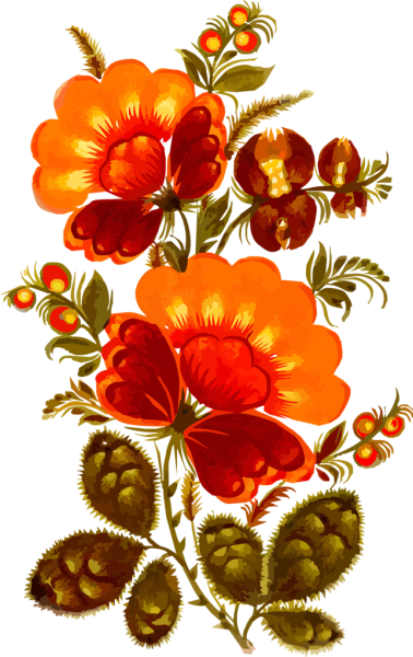 Петриковская роспись орнамент