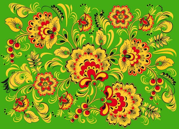 Росписи Городецкая Жостовская Хохломская