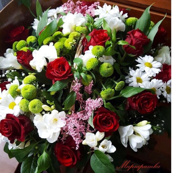 Ночной букет цветов