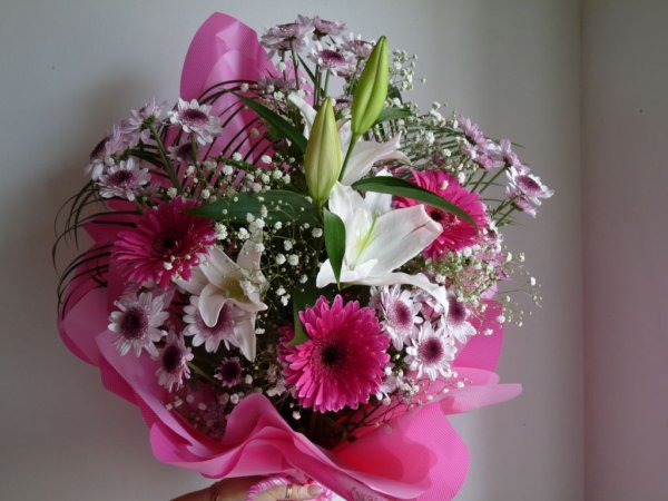 Букет соседке