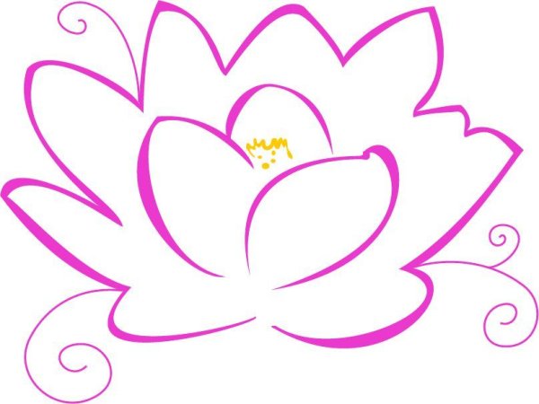 Цветок шаблон