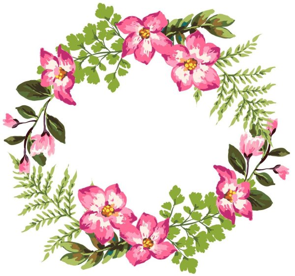 Векторные цветочные рамки