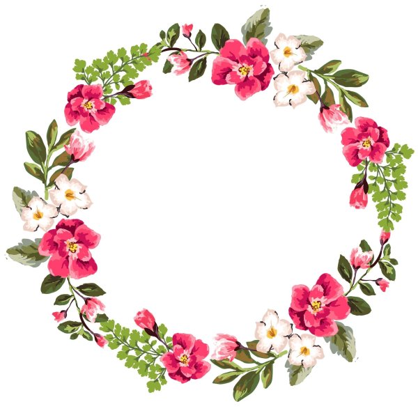 Венок из цветочков